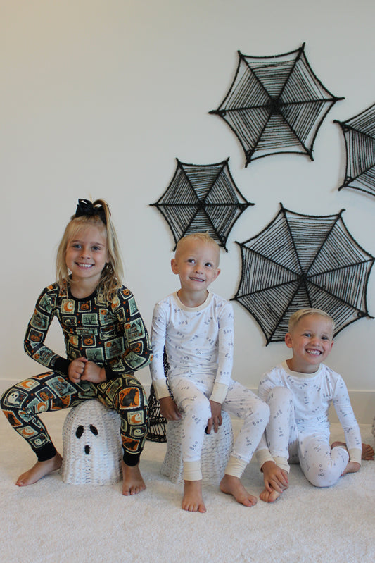 Halloween Boo Pajama set
