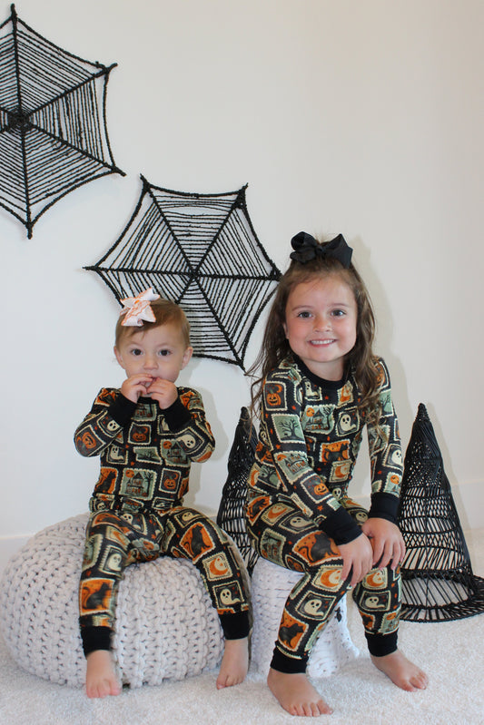 Halloween Stamps Pajama set
