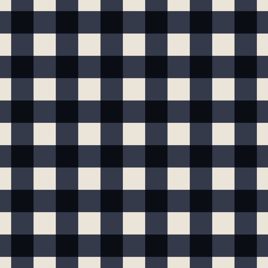 Navy Gingham Pajamas