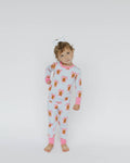 Gingerbread Blue and Pink Pajamas