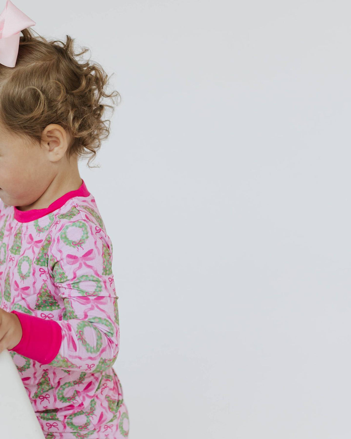 Pink Christmas Pajama Set