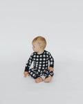 Navy Gingham Pajamas